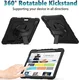 Apple iPad Pro 12.9 Hoes met Screen Protector en Handriem Rood afbeelding 6