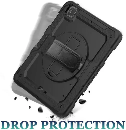 Apple iPad Pro 12.9 Hoes met Screen Protector en Handriem Roze afbeelding 4