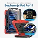 Apple iPad Pro 11 Hoes met Screen Protector en Handriem Rood afbeelding 2