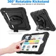 Apple iPad Mini 4/5 Hoes met Screen Protector en Handriem Blauw afbeelding 6