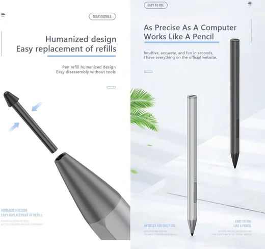 WR18 Micro USB Complete Actieve Surface Stylus Pen Met Palm Rejection afbeelding 4