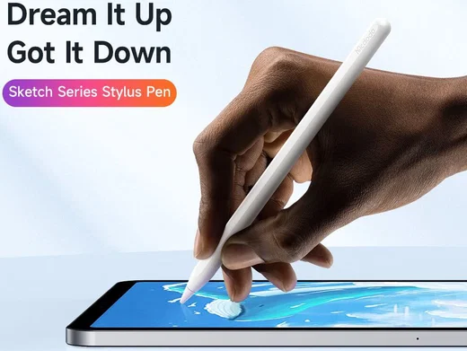 MCDODO Actieve Stylus Pen Met Dunne Punt Voor iPad Wit afbeelding 2