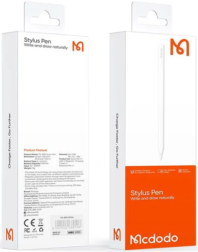 MCDODO Actieve Stylus Pen Met Dunne Punt Voor iPad Wit afbeelding 7