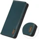 KHAZNEH iPhone 15 Pro Hoesje RFID Portemonnee Book Case Leer Groen afbeelding 5