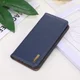 KHAZNEH iPhone 15 Pro Hoesje RFID Portemonnee Book Case Leer Blauw afbeelding 6
