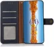 KHAZNEH Apple iPhone 15 Hoesje RFID Book Case Leer Blauw afbeelding 1