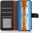 KHAZNEH iPhone 15 Pro Max Hoesje RFID Portemonnee Book Case Leer Zwart