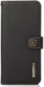 KHAZNEH iPhone 15 Pro Max Hoesje RFID Portemonnee Book Case Leer Zwart afbeelding 6