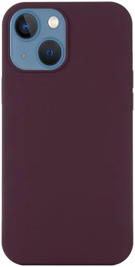 Apple iPhone 15 Hoesje MagSafe Dun Silicone Back Cover Bordeaux afbeelding 1