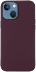 Apple iPhone 15 Hoesje MagSafe Dun Silicone Back Cover Bordeaux afbeelding