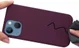 Apple iPhone 15 Hoesje MagSafe Dun Silicone Back Cover Bordeaux afbeelding 5