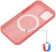 Apple iPhone 15 Hoesje MagSafe Dun Silicone Back Cover Roze afbeelding 4