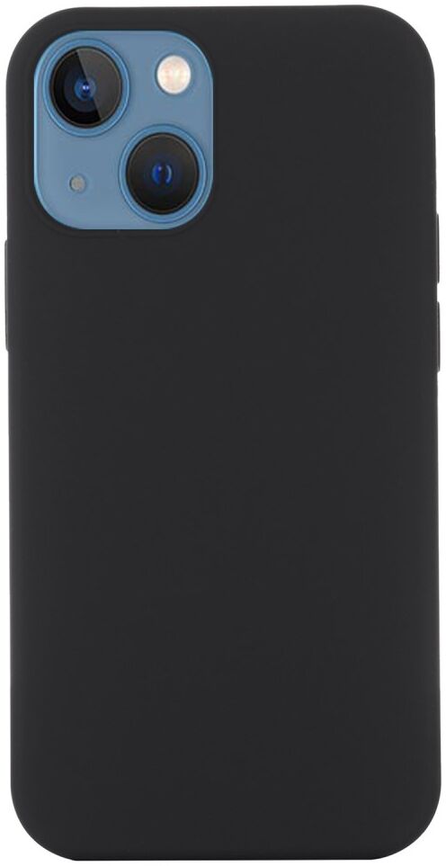 Apple iPhone 15 Hoesje MagSafe Dun Silicone Back Cover Zwart afbeelding 1