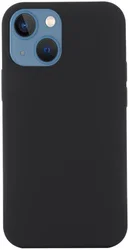 Apple iPhone 15 Hoesje MagSafe Dun Silicone Back Cover Zwart afbeelding