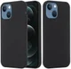 Apple iPhone 15 Hoesje MagSafe Dun Silicone Back Cover Zwart afbeelding 3