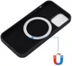Apple iPhone 15 Hoesje MagSafe Dun Silicone Back Cover Zwart afbeelding 4