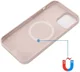 Apple iPhone 15 Pro Max Hoesje MagSafe Dun Silicone Licht Roze afbeelding 4