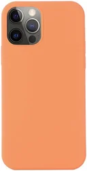 Apple iPhone 15 Pro Max Hoesje MagSafe Dun Silicone Oranje afbeelding