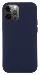 Apple iPhone 15 Pro Max Hoesje MagSafe Dun Silicone Blauw afbeelding