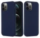 Apple iPhone 15 Pro Max Hoesje MagSafe Dun Silicone Blauw afbeelding 3