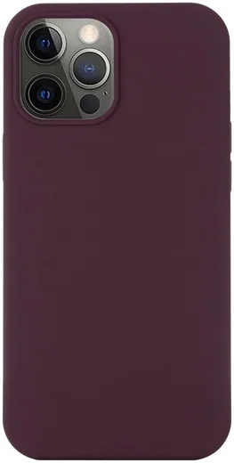 Apple iPhone 15 Pro Hoesje MagSafe Dun Silicone Back Cover Bordeaux afbeelding 1