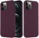 Apple iPhone 15 Pro Hoesje MagSafe Dun Silicone Back Cover Bordeaux afbeelding 3