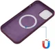 Apple iPhone 15 Pro Hoesje MagSafe Dun Silicone Back Cover Bordeaux afbeelding 4