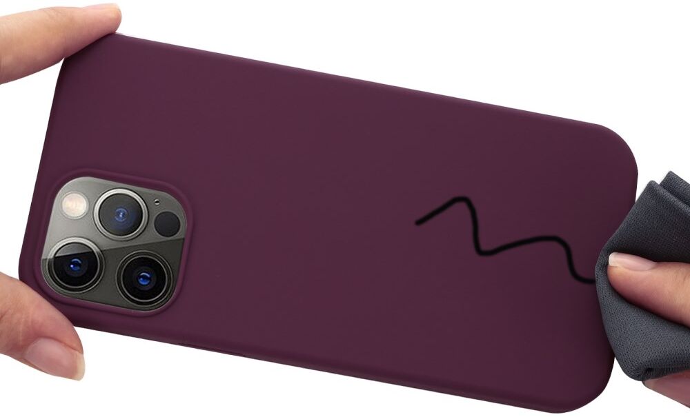 Apple iPhone 15 Pro Hoesje MagSafe Dun Silicone Back Cover Bordeaux afbeelding 5