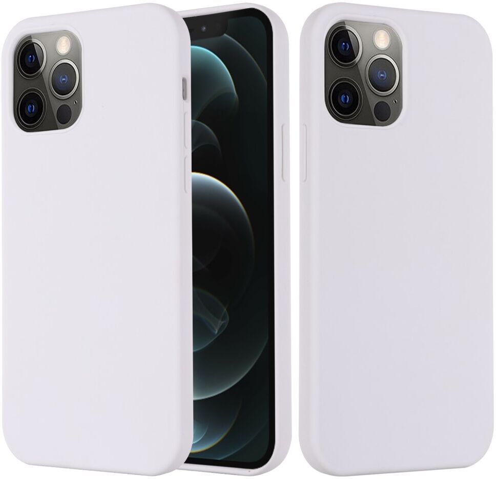 Apple iPhone 15 Pro Hoesje MagSafe Dun Silicone Back Cover Wit afbeelding 3