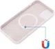 Apple iPhone 15 Pro Hoesje MagSafe Dun Silicone Back Cover Wit afbeelding 4