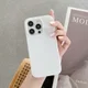 Apple iPhone 15 Pro Hoesje MagSafe Dun Silicone Back Cover Wit afbeelding 7