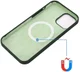 Apple iPhone 15 Pro Hoesje MagSafe Dun Silicone Back Cover Groen afbeelding 4