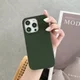 Apple iPhone 15 Pro Hoesje MagSafe Dun Silicone Back Cover Groen afbeelding 7