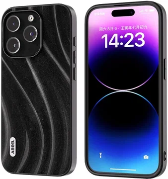 ABEEL Milky Way Apple iPhone 15 Pro Hoesje Back Cover Zwart