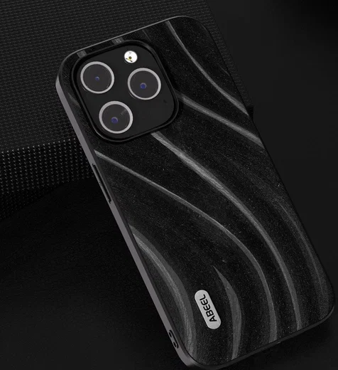 ABEEL Milky Way Apple iPhone 15 Pro Hoesje Back Cover Zwart afbeelding 2