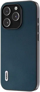 ABEEL Nappa Apple iPhone 15 Pro Hoesje Leer Back Cover Groen