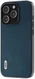 ABEEL Nappa Apple iPhone 15 Pro Hoesje Leer Back Cover Groen