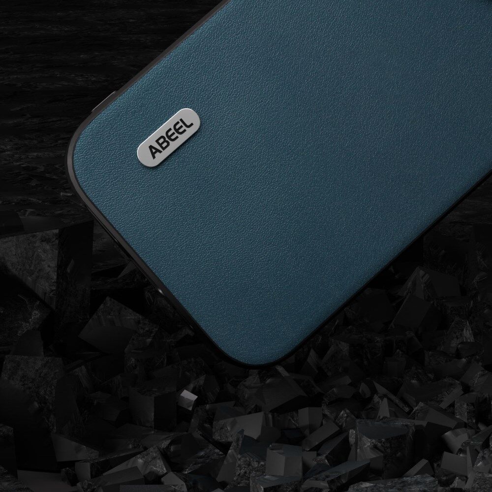 ABEEL Nappa Apple iPhone 15 Pro Hoesje Leer Back Cover Groen afbeelding 4