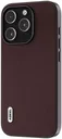 ABEEL Nappa Apple iPhone 15 Pro Hoesje Leer Back Cover Coffee
