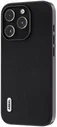 ABEEL Nappa Apple iPhone 15 Pro Hoesje Leer Back Cover Zwart