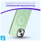 Apple iPhone 15 Hoesje met MagSafe Back Cover Matte Groen afbeelding 5