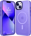 Apple iPhone 15 Hoesje met MagSafe Back Cover Matte Lila