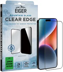 Eiger Mountain Glass Edge Apple iPhone 15 Plus Screen Protector afbeelding