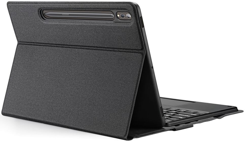 Dux Ducis Samsung Tab S10+/ S9+ / S9 FE+ Hoes Bluetooth Toetsenbord Zwart afbeelding 10