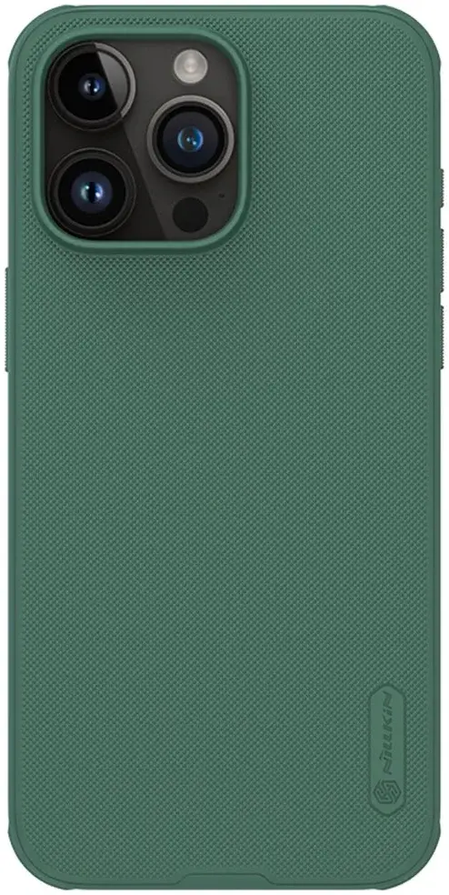 Nillkin Super Frosted Shield Apple iPhone 15 Pro Hoesje Groen afbeelding 1