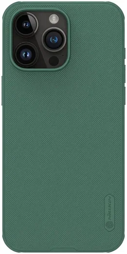 Nillkin Super Frosted Shield Apple iPhone 15 Pro Hoesje Groen afbeelding 1