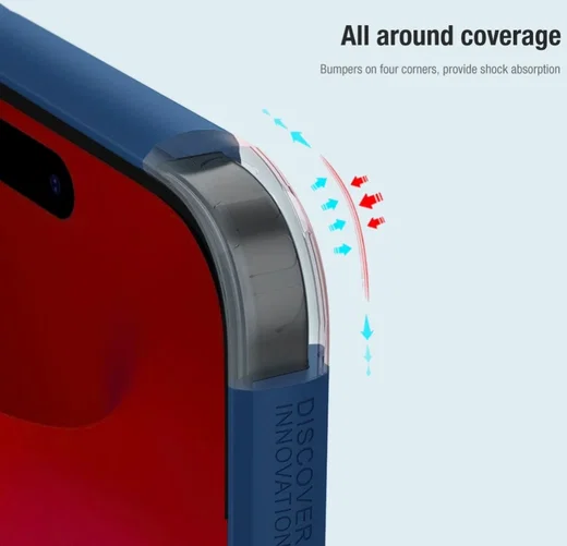 Nillkin Super Frosted Shield Apple iPhone 15 Pro Hoesje Groen afbeelding 3