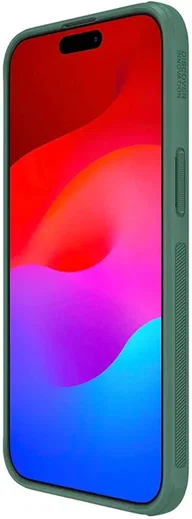 Nillkin Super Frosted Shield Apple iPhone 15 Pro Hoesje Groen afbeelding 9
