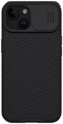 Nillkin CamShield Apple iPhone 15 Hoesje met Camera Slider Zwart afbeelding