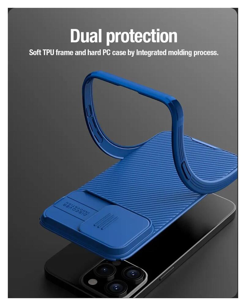 Nillkin CamShield Apple iPhone 15 Hoesje met Camera Slider Groen afbeelding 8